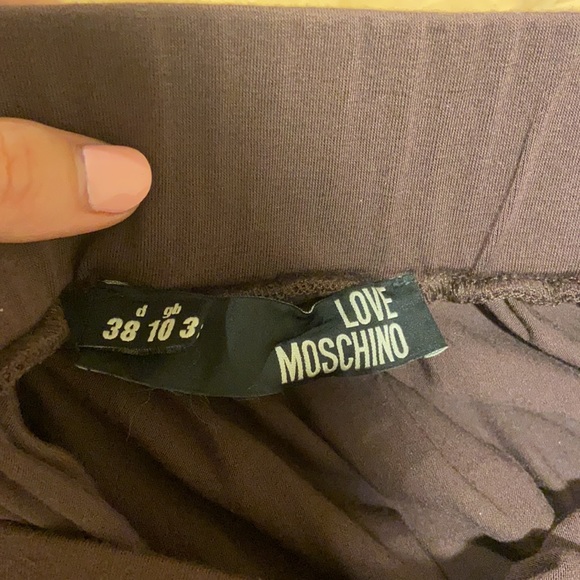 Love Moschino Flowy Brown Skirt with Cutout Detail - Picture 9 of 11